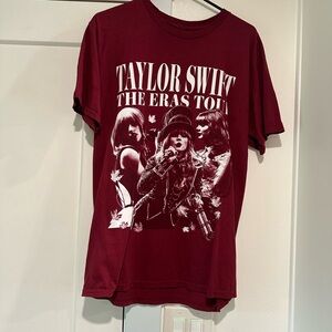 Taylor Maroon Graphic Tee